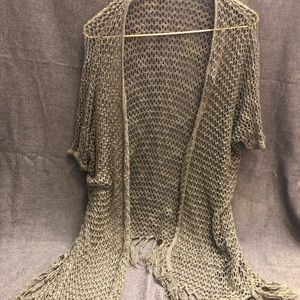 FOREVER 21 ☀️ NET BEACH FRINGE COVERUP